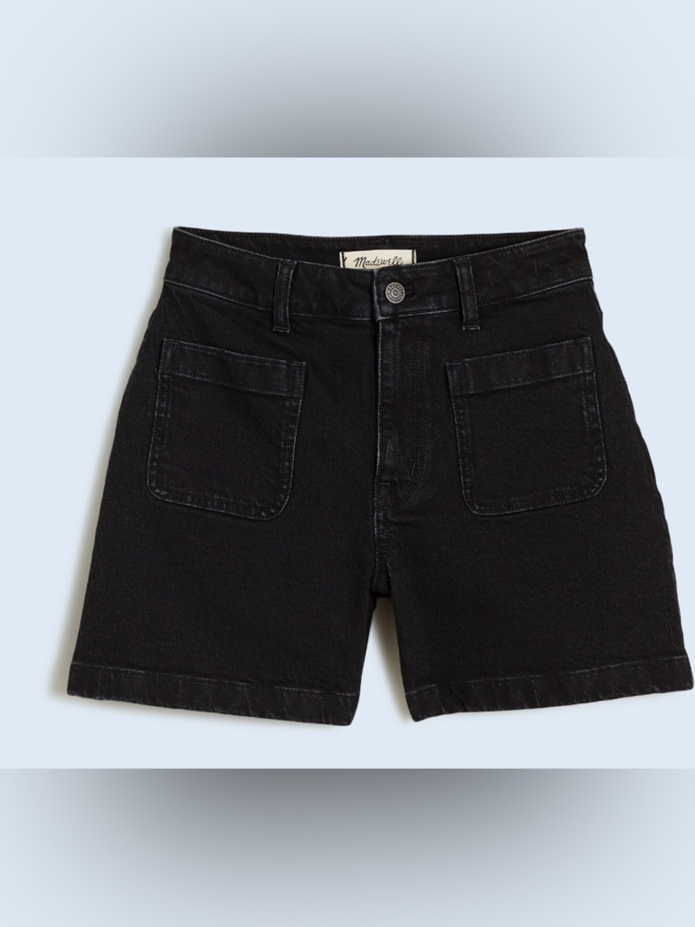 NWT MADEWELL Curvy The High Rise Sailor Short jean shorts size women’s 24